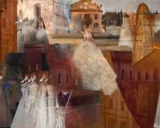 Atelier Aimee, 2006, C-prints and acrylic on panel, 47 x 75"