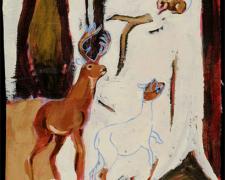 The Other 2006 acrylic, paper 12 x 9"