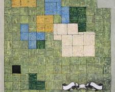 Triv and Quad 2004 Oil on Canvas 30 x 28"