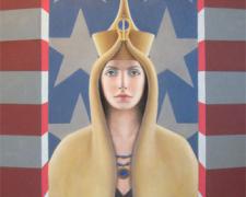 American Nefertiti, 2008, oil on canvas, 36 x 24"