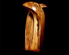 High Tide, 2002, pecan, 26 x 12 x 12"