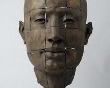 Rostro Cuadricula, 2008, bronze, ed. 5/8, 20 1/2 x 14 1/5 x 11 4/5"