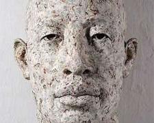 Rostro Grande Blanco, 2008, bronze, ed. 4/8, 29 1/2 x 19 3/10 x 16 9/10"