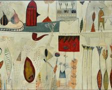 Noumenon Series #1 2007 Mixed media & oil on panel 48 x 60 x 4"