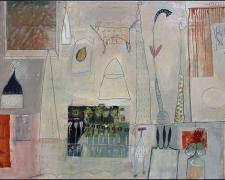 Noumenon Series #9 2007 Mixed media & oil on panel 31.5 x 48 x 4"