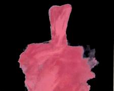 "Candy Ballerina I", 2026, digital painting, p.s. 21 x 17" / f.s. 24 x 21"