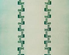 "Multifold III (series of monotypes)", 2026, repeated printing of a spit bite aquatint etching, 20 1/2 x 20 1/2" each