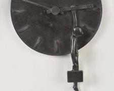 "Clock Rider", 1987, cast bronze, 15 1/4 x 10 1/2 x 3", AP edition of 10