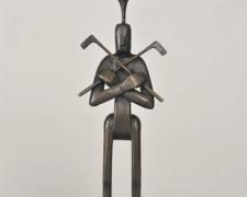 Golfer, 1989, bronze, 11 1/8 x 3 3/4 x 2 7/8", ed. 2/10