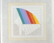 Sail #1, 1974, acrylic, graphite on canvas, 20 x 20"