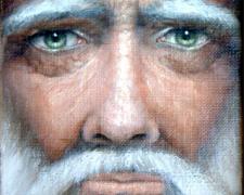 Old Man 2006 Oil on canvas 6 x 4"