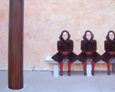 Tre Ragazze 2006 Oil on canvas 24 x 36"