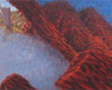 Can you see me, can you hear me? 2004 Oil on wood 15 x 60"