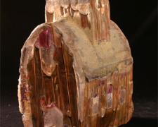 First Light Barn, 2007, sand cast glass, 11 x 8 x 5"