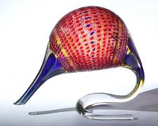 Torrid Intrepid Throb, 2003, glass, 18 x 22 x 11"