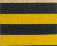 The Irascibles (Opie), 2009, acrylic on wood, 20 x 5 1/2"