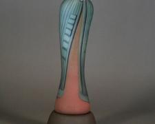 Eventide 2013 blown hot sculpted glass 18 x 6 x 6"