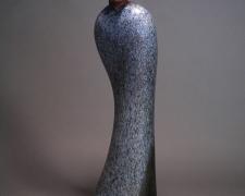 Igneous 2013 blown hot sculpted glass 24 1/2 x 8 x 8"