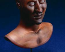 Soul Searching, 2005, blown and hot sculpted glass, 11 1/2 x 12"