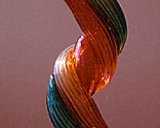 Await, 2003, blown glass, 45 x 8 x 8"