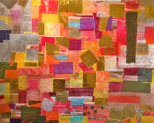 Untitled 7, 2014, mixed media on paper, 50 x 38"