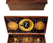 The Angels Steal Time's Arrow from Heaven's Gate, 2010, assemblage, 5 1/2 x 11 x 4 1/2"