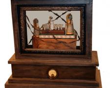 Riemann's Boat, 2004-2005, mixed media, 23 x 23 x 11"