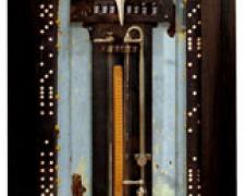 The Master Plan, 2009, assemblage, 42 x 12 x 3 1/2"