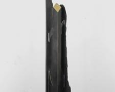 Night Shade, 2006 polished and patinated silicon bronze, brass, black granite 41 x 8 x 8"