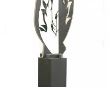 Shadow Land, 2013 painted steel 57 1/2 x 17 x 17"