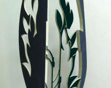 Shadow Land, 2013 painted steel 57 1/2 x 17 x 17"