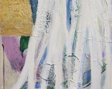 Square State Series #9, 2021, mixed media on canvas, 24 x 18"