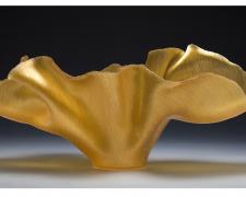 Tornitura Mizimah (turning), 2015, filet-de-verre, 10 3/8 x 23 x 11 3/8"