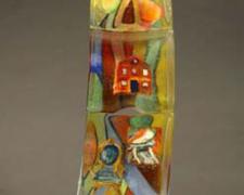 Dreaming of Degas, 2008, cast glass with off-hand inclusion, 39 1/4 x 10 x 5 3/4"