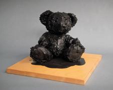 Ursus Maritimus Petroleum Acclimate, 2015 mixed media 12 x 12 x 9"