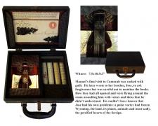 "Witness", assemblage, 7 1/2 x 10 1/2 x 3"