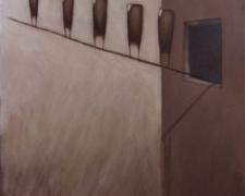 And They Could Not Speak, 2007, acrylic on canvas, 24 x 18"