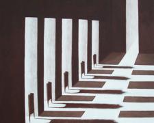 Occupied Dreams, 2010, acrylic on canvas, 30 x 24"
