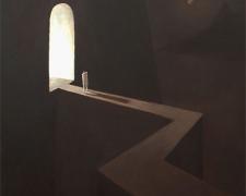 The Perfect Ascent, 2010, acrylic on canvas, 20 x 16"
