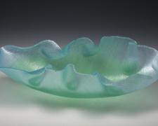 Orza (the windward side) 2015 filet-de-verre 7 7/8 x 24 x 10 1/4"