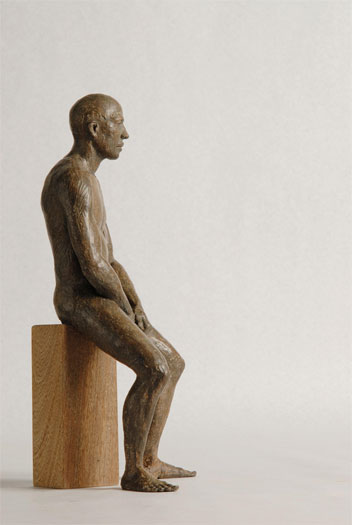 Personaje IV, 2007, bronze, 17 1/2 x 8 1/2 x 8", ed. 1/8