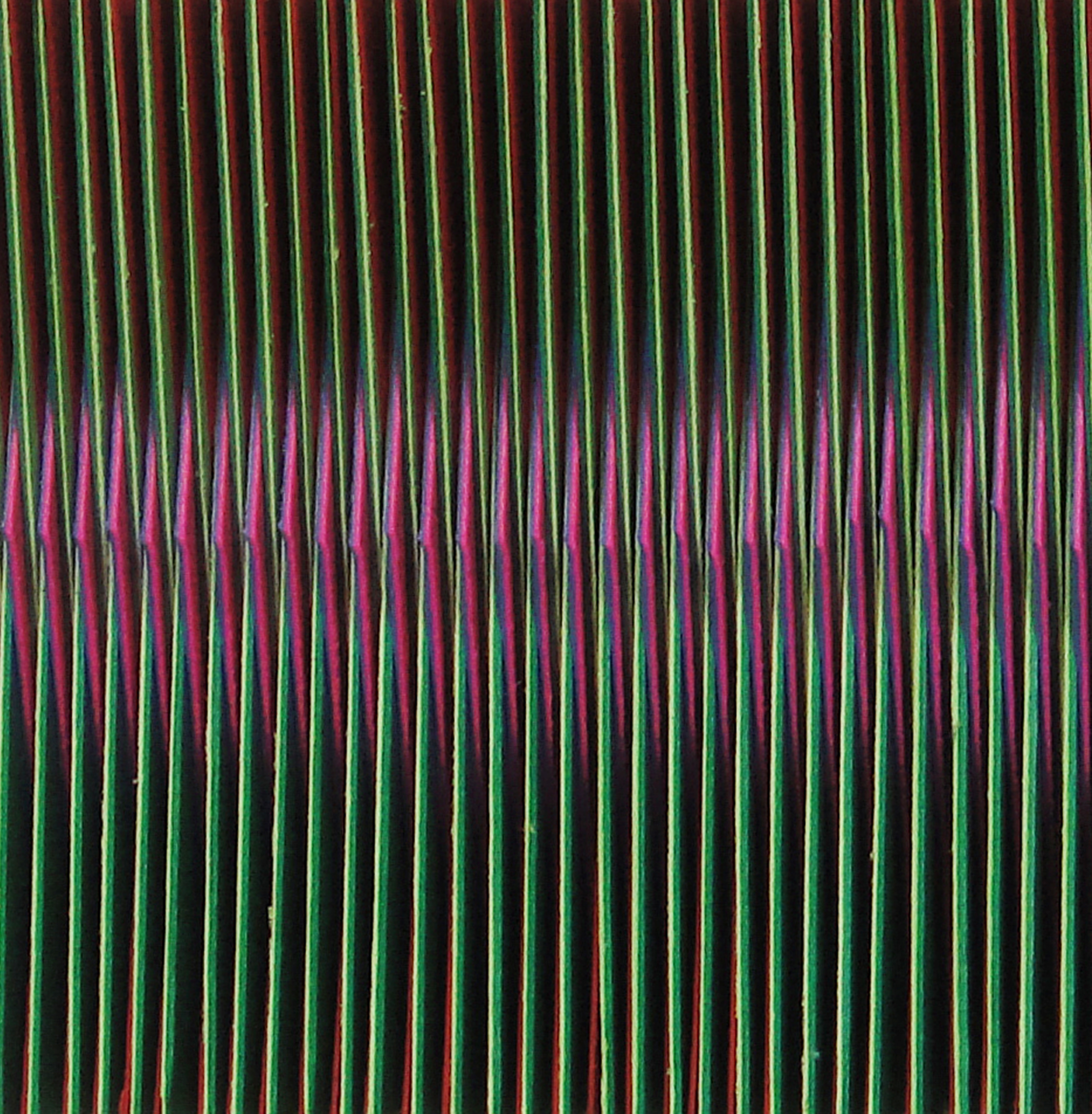 Chromatic Resonance #9, 2016, paper, i.s. 2 1/2 x 5 1/2 x 1/2"/Framed  11 x 14 x 1 1/2"