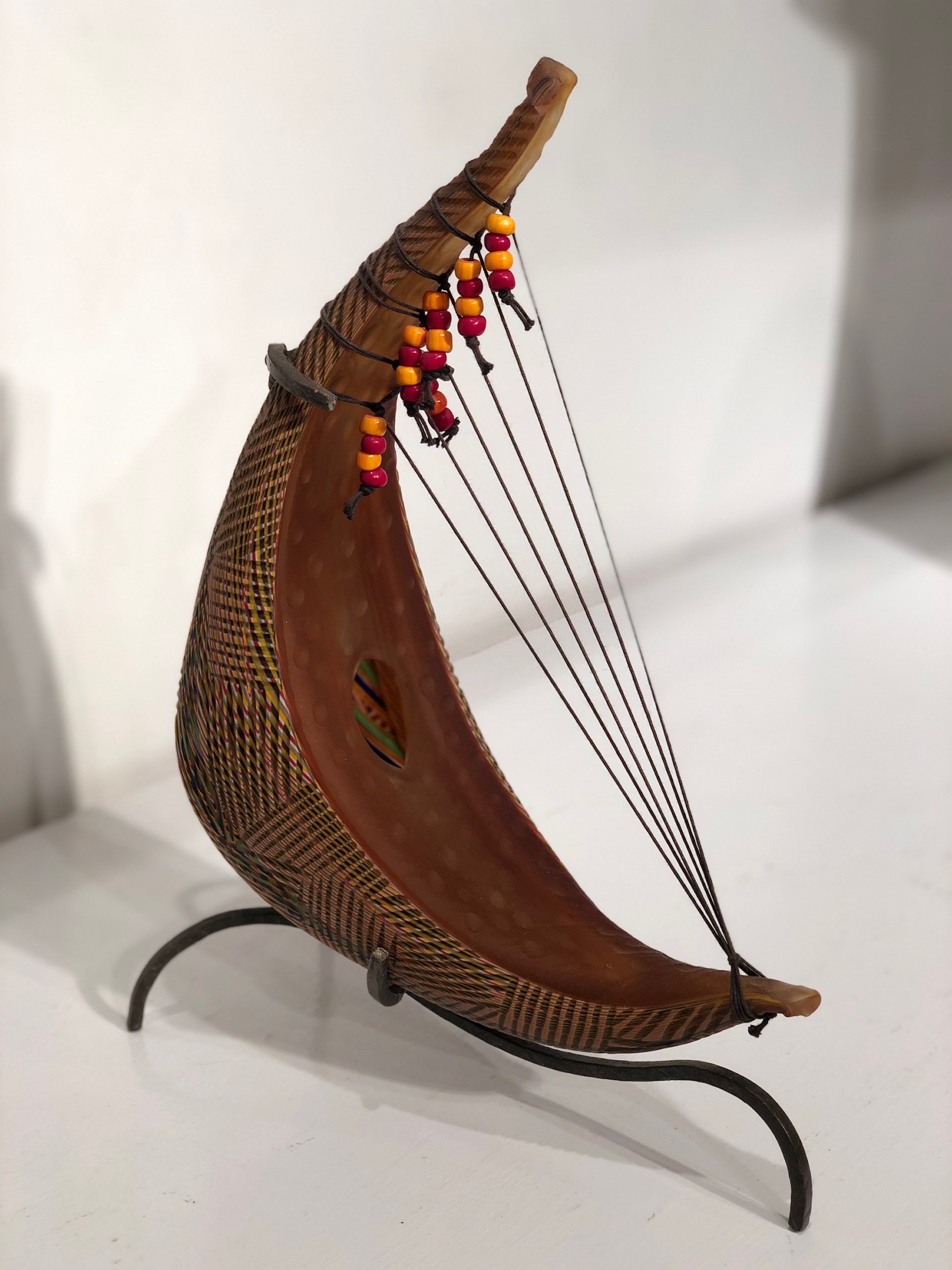 Cocoe, 2009, blown, carved glass, 13 x 14 1/2 x 10 1/2"