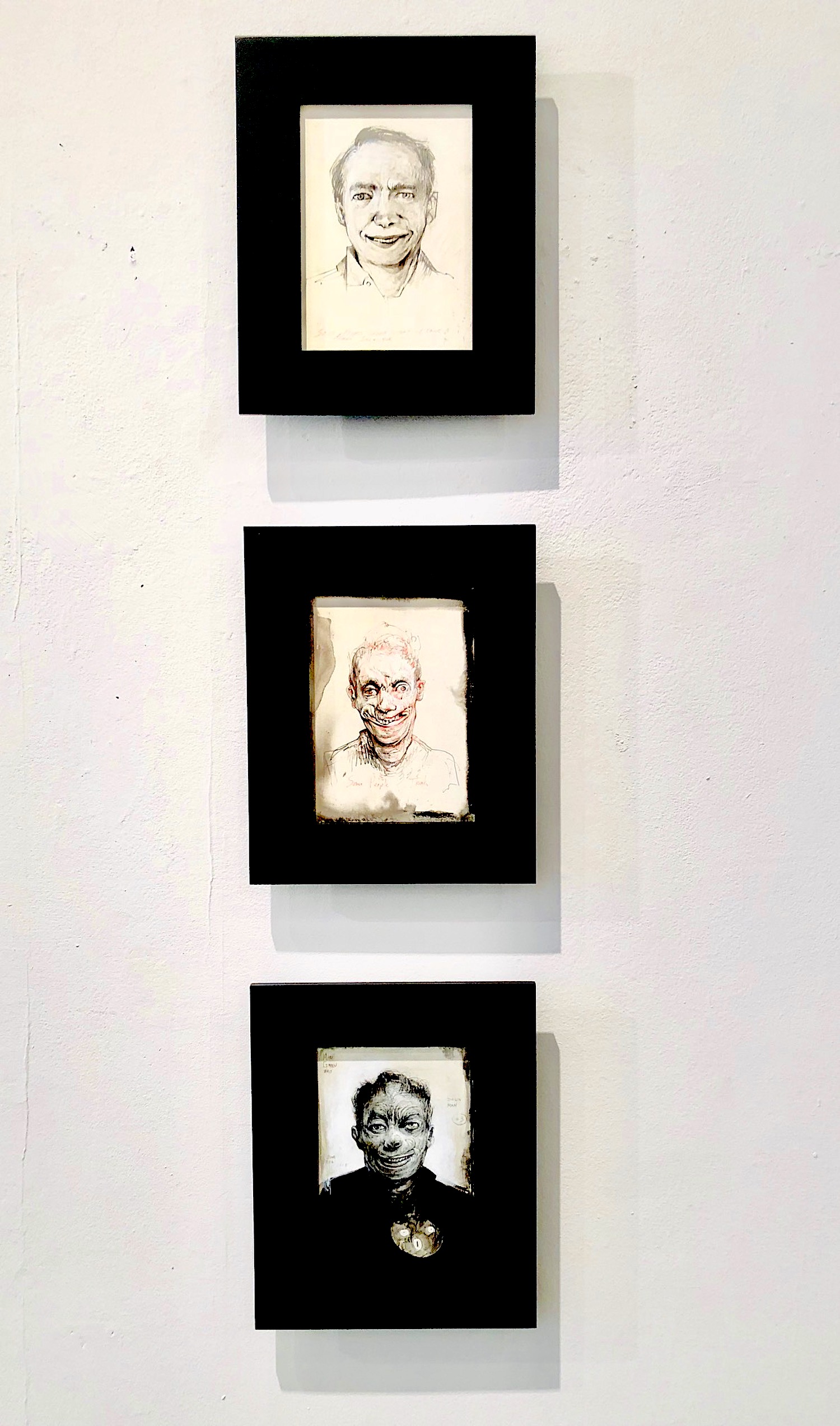 Smiling Head IIII (triptych) HooksEpstein Galleries