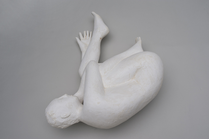 Release Series: Unwind III, 2011, plaster, mixed media, 27 x 27 3/4 x 11 1/4"