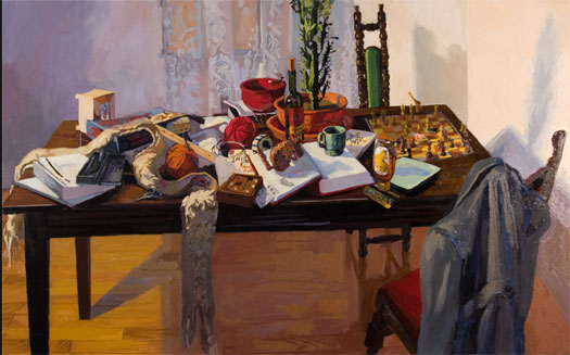 A Measured Absence 2007 oil on canvas 36 x 60"