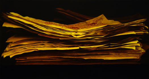 Last Emperor, 2006, oil on canvas, 29 X 54"