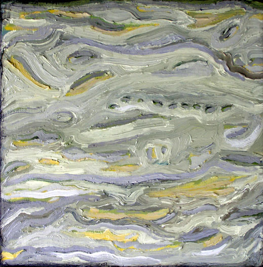 Black Bayou 2005 Oil on canvas 10 x 10"