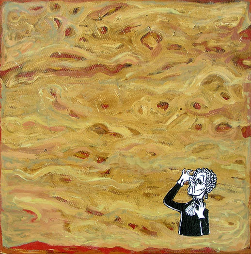 Stinkbomben 2005 Oil on canvas 10 x 10"