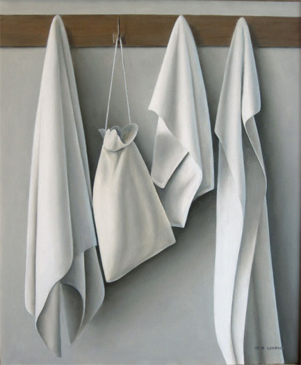 Hat Rack, 2008, oil on canvas, 24 x 20"